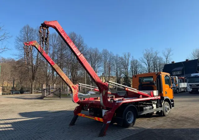 MAN 15.250 TGM bramowiec, MEILLER, pilot, 234 t.km.! 