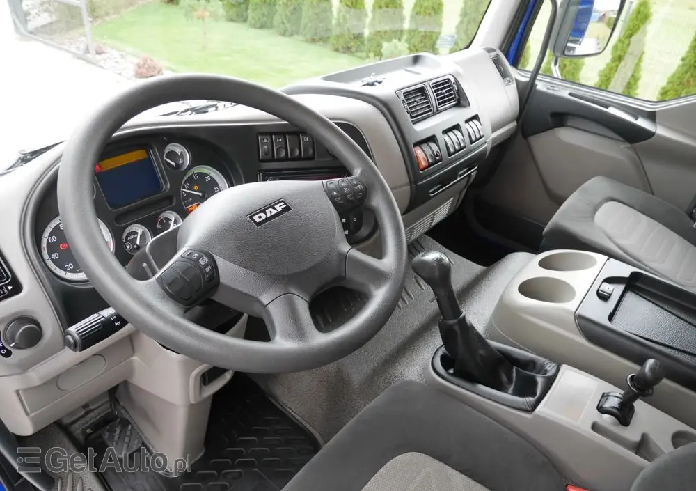 DAF LF 55.220 WYWROTKA 3-STRONNA,DMC 15000KG NISKI PRZEBIEG, STAN IDEALNY 