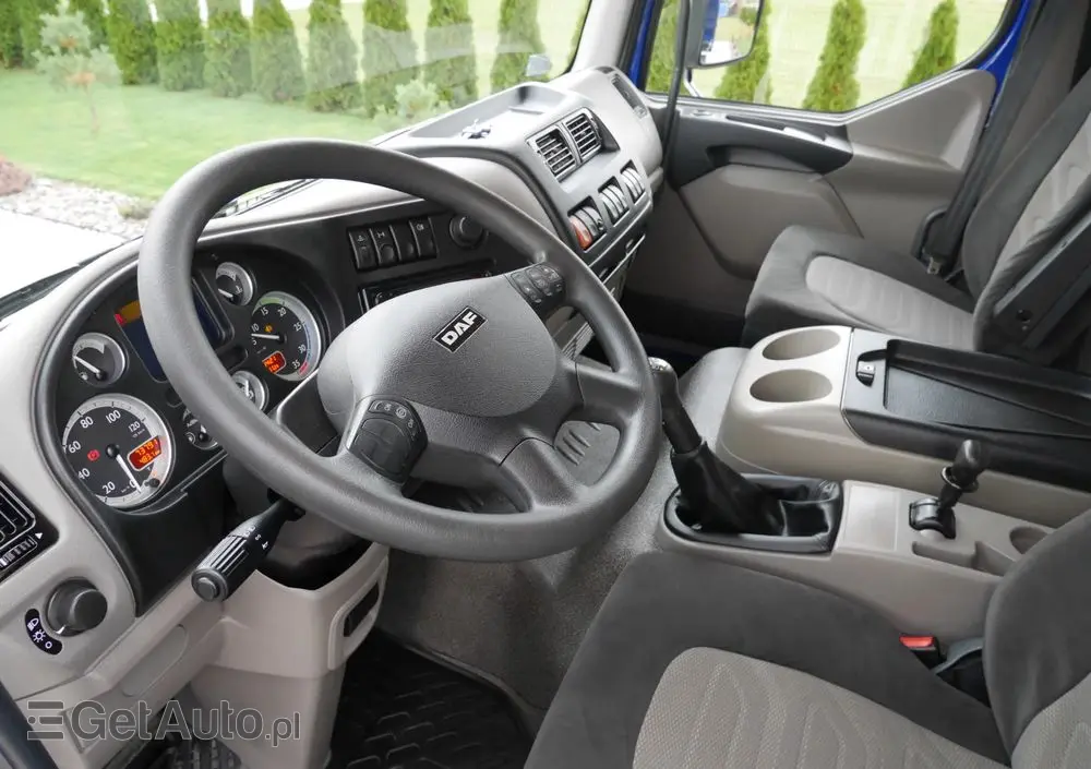DAF LF 55.220 WYWROTKA 3-STRONNA,DMC 15000KG NISKI PRZEBIEG, STAN IDEALNY 