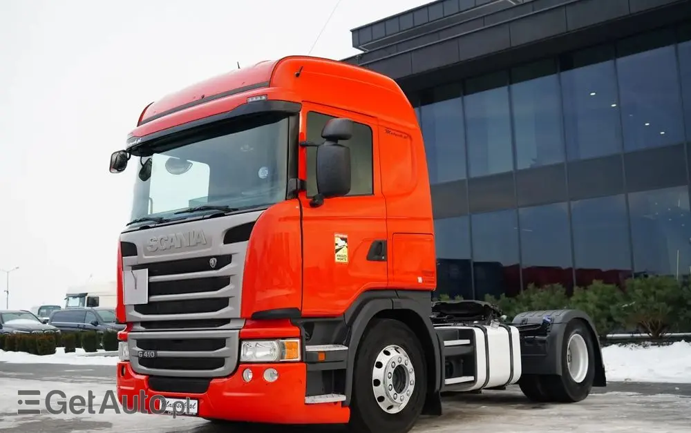 SCANIA G 410 / RETARDER / HYDRAULIKA / PEŁNY ADR / ALUFELGI / EURO 6 
