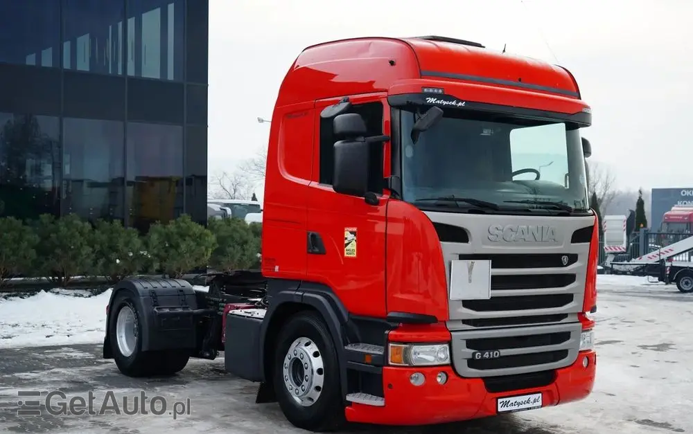 SCANIA G 410 / RETARDER / HYDRAULIKA / PEŁNY ADR / ALUFELGI / EURO 6 