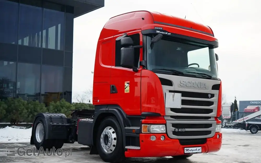 SCANIA G 410 / RETARDER / HYDRAULIKA / PEŁNY ADR / ALUFELGI / EURO 6 