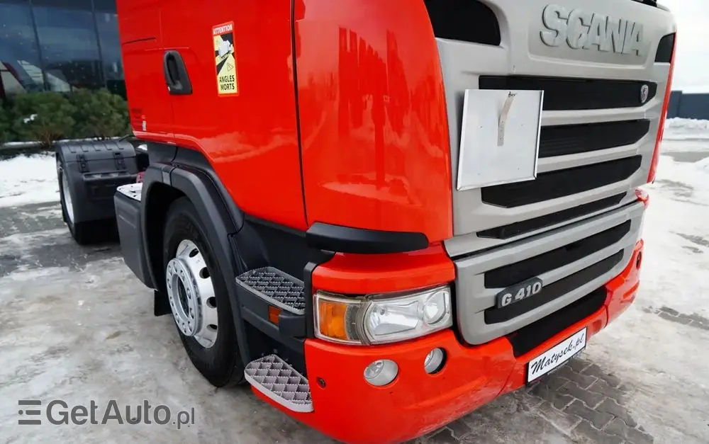 SCANIA G 410 / RETARDER / HYDRAULIKA / PEŁNY ADR / ALUFELGI / EURO 6 