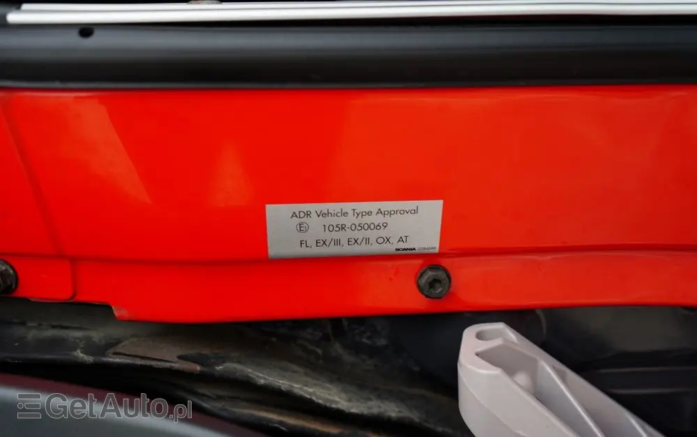 SCANIA G 410 / RETARDER / HYDRAULIKA / PEŁNY ADR / ALUFELGI / EURO 6 