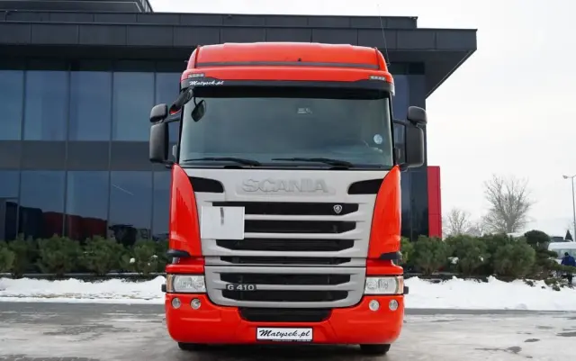 SCANIA G 410 / RETARDER / HYDRAULIKA / PEŁNY ADR / ALUFELGI / EURO 6 