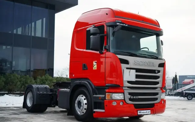 SCANIA G 410 / RETARDER / HYDRAULIKA / PEŁNY ADR / ALUFELGI / EURO 6 