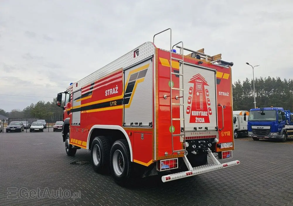 MAN TGS 26.440 6x6 9500 l woda + 950 piana Stolarczyk straż pożarna 