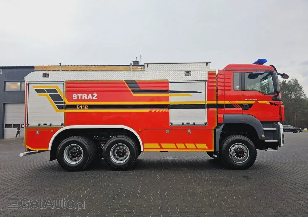 MAN TGS 26.440 6x6 9500 l woda + 950 piana Stolarczyk straż pożarna 
