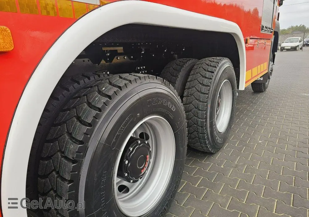 MAN TGS 26.440 6x6 9500 l woda + 950 piana Stolarczyk straż pożarna 