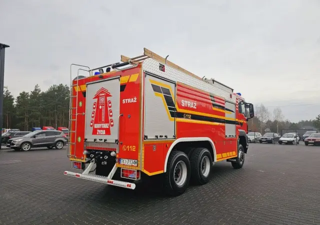 MAN TGS 26.440 6x6 9500 l woda + 950 piana Stolarczyk straż pożarna 