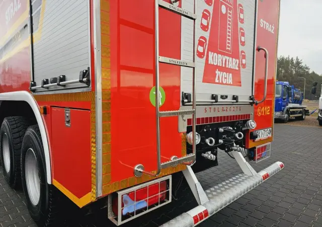 MAN TGS 26.440 6x6 9500 l woda + 950 piana Stolarczyk straż pożarna 