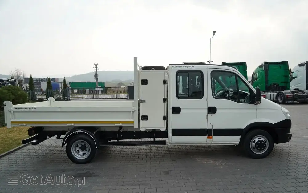 IVECO DAILY 35-130 / WYWROTKA / BRYGADÓWKA - 7 MIEJSC  / BLIŹNIAK / MANUAL / 