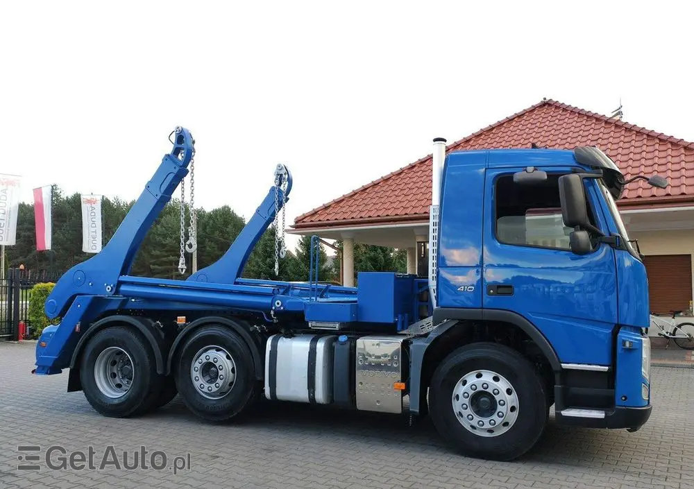 VOLVO FM 410 E5 Bramowiec Hakowiec 6x2 Oś Skrętna / Podnoszona Automat 