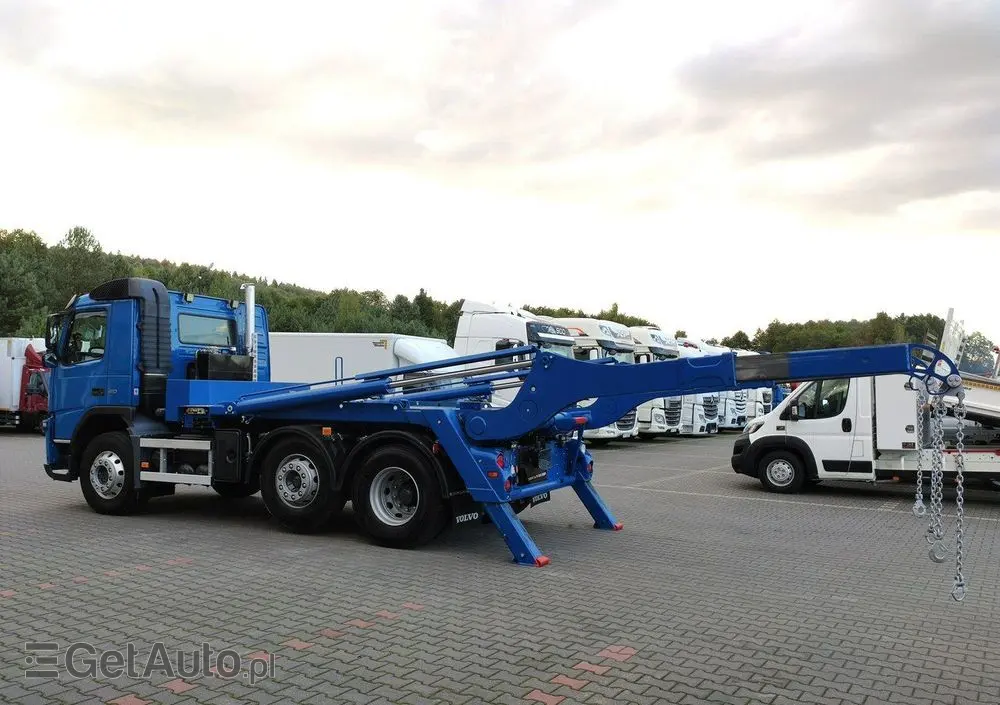 VOLVO FM 410 E5 Bramowiec Hakowiec 6x2 Oś Skrętna / Podnoszona Automat 