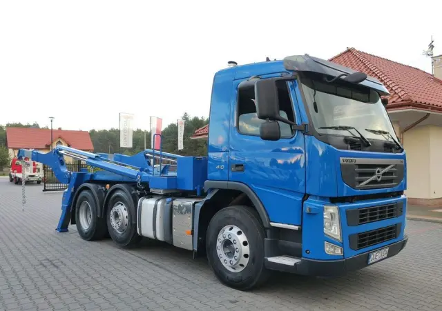 VOLVO FM 410 E5 Bramowiec Hakowiec 6x2 Oś Skrętna / Podnoszona Automat 