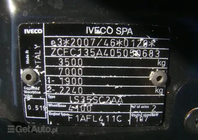 IVECO DAILY 35 S 15 MAXI L4 H2 KLIMATRONIC 