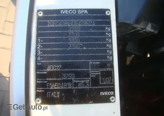 IVECO DAILY 40 C 12 