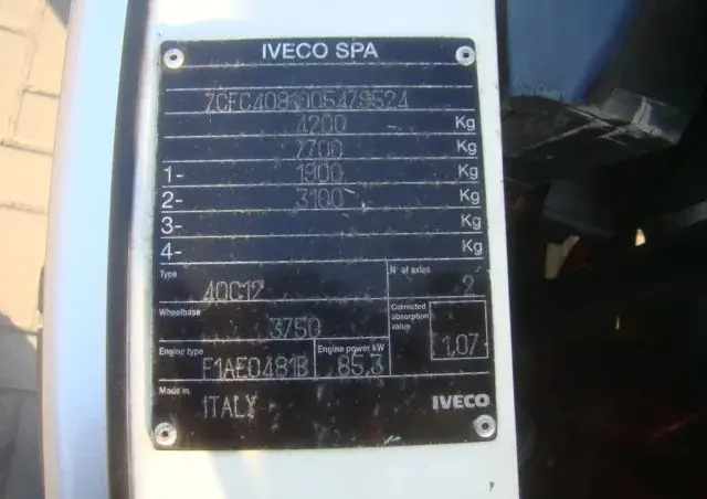 IVECO DAILY 40 C 12 