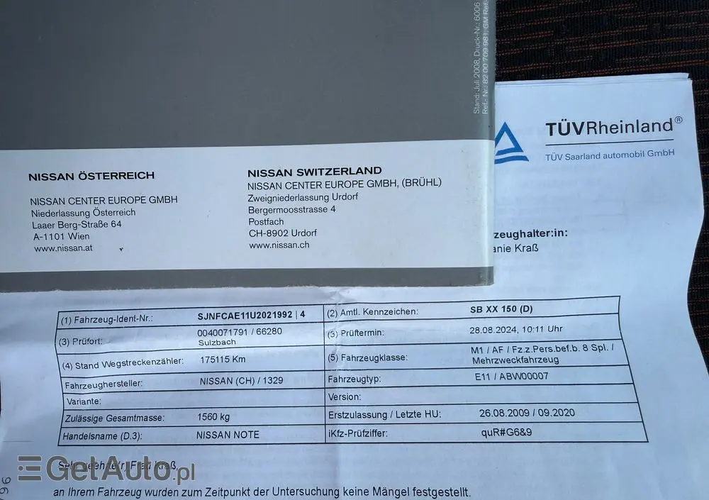 NISSAN Note 1.6 I-Way+