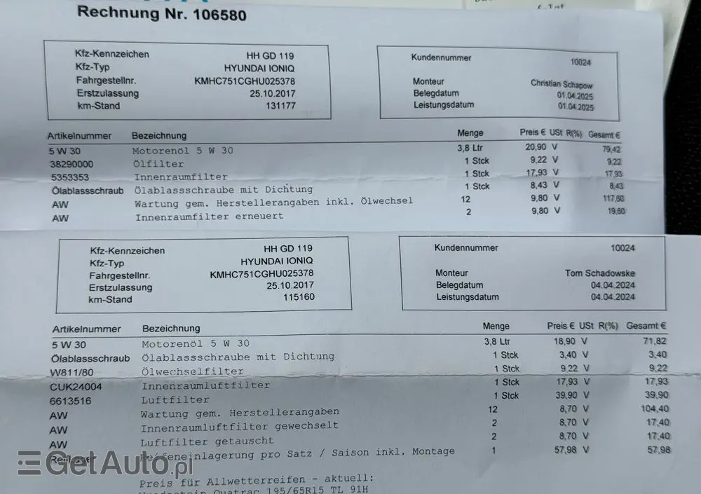 HYUNDAI IONIQ 1.6 GDI Advantage