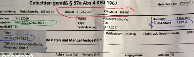 VOLKSWAGEN TRANSPORTER T6 DOKA NISKI PRZEBIEG 