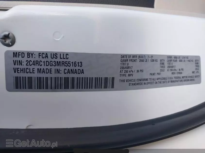 CHRYSLER VOYAGER PACIFICA  