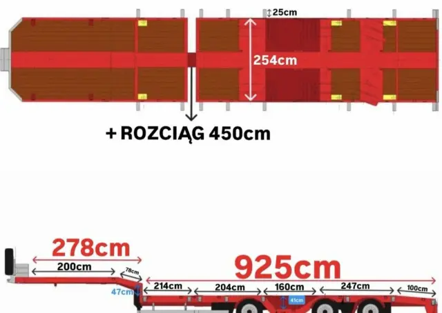 MAX TRAILER 3-Osie Oś skrętna Oś Podnoszona Nooteboom 