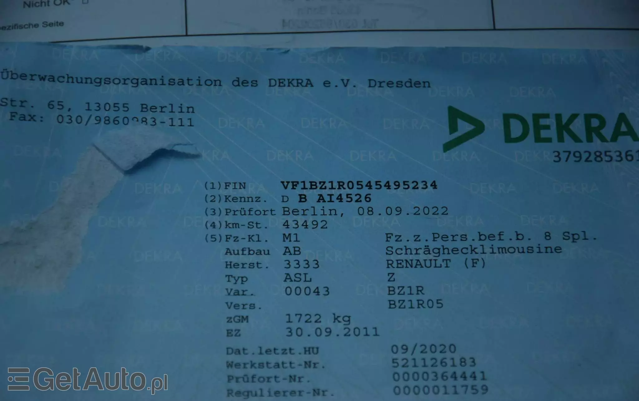 RENAULT Megane 1.6 16V 100 Authentique