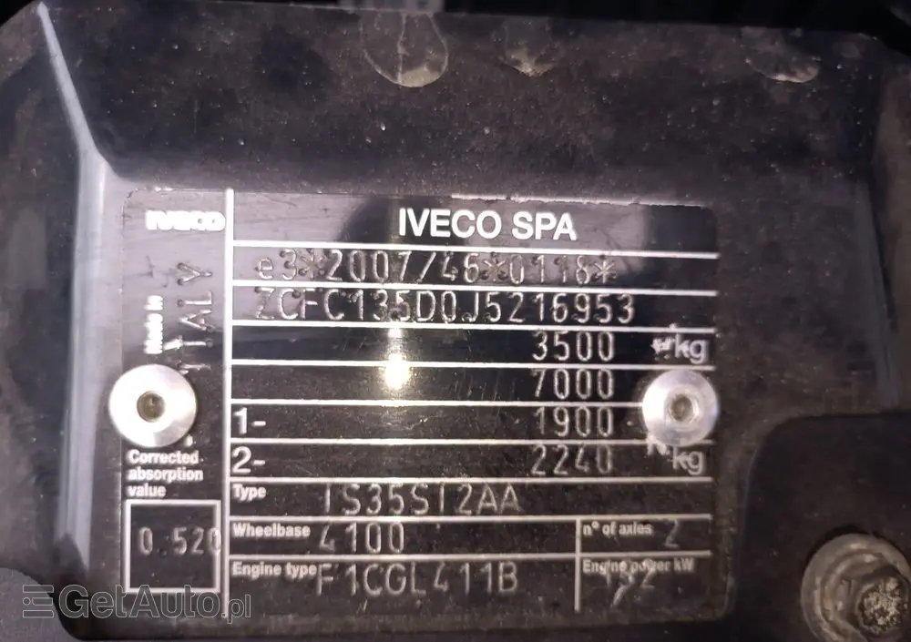 IVECO DAILY 35S18 KLIMA SYPIALNIA 