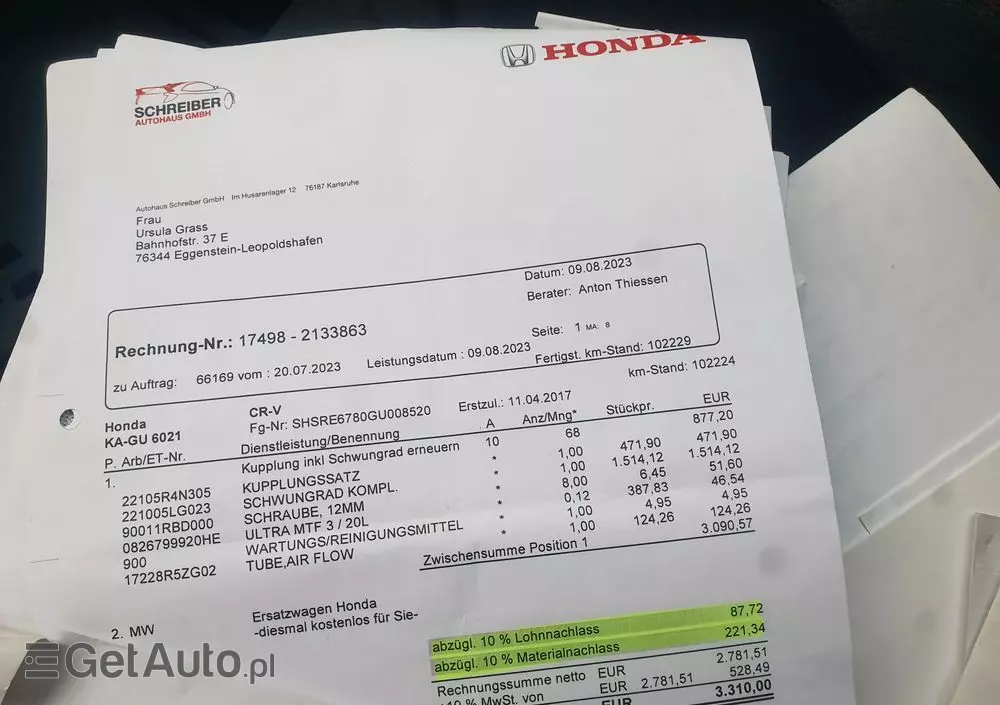 HONDA CR-V 1.6i DTEC 4WD Lifestyle Plus