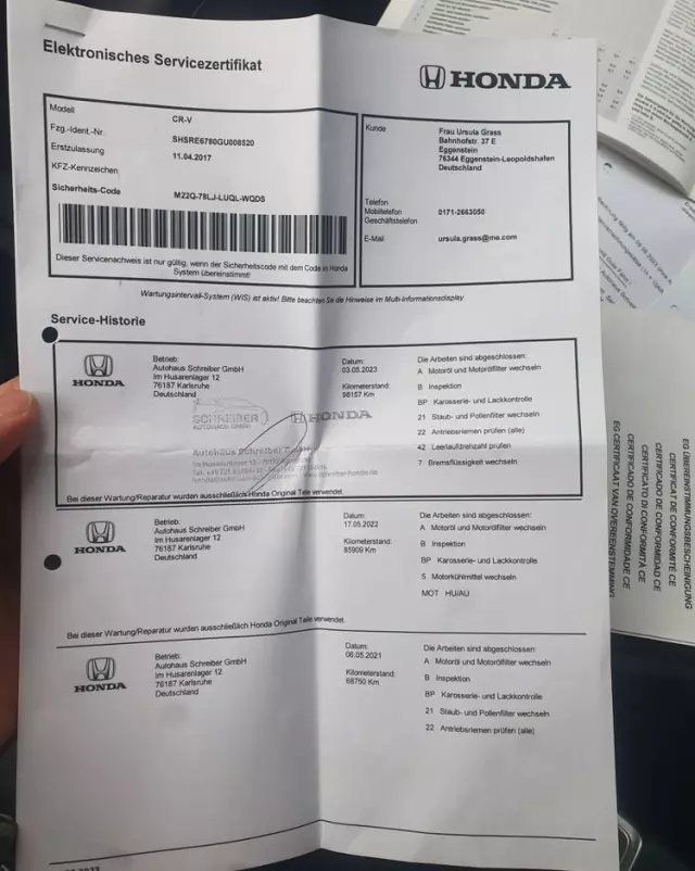 HONDA CR-V 1.6i DTEC 4WD Lifestyle Plus