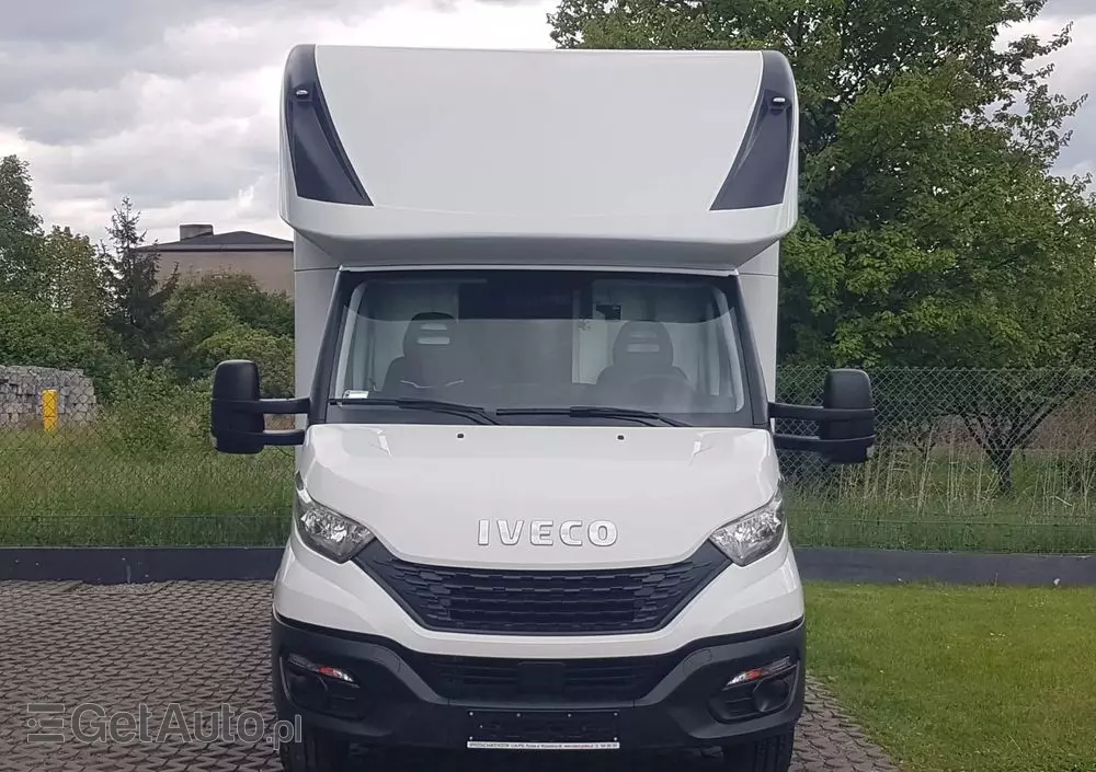 IVECO DAILY KONTENER NISKOPODŁOGOWY 4,43x2,23x2,42 SKLEP FOODTRUCK BAR KLIMA KONIOWÓZ KAMPER 