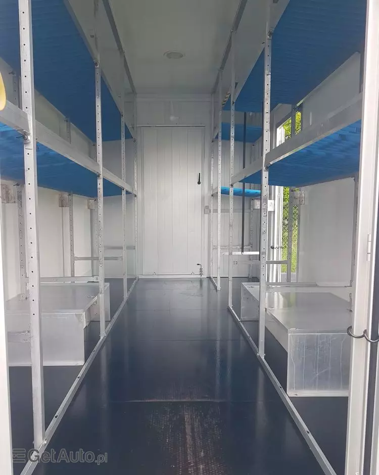 IVECO DAILY KONTENER NISKOPODŁOGOWY 4,43x2,23x2,42 SKLEP FOODTRUCK BAR KLIMA KONIOWÓZ KAMPER 