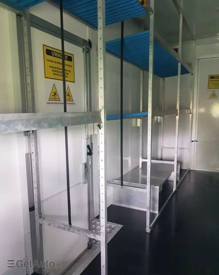 IVECO DAILY KONTENER NISKOPODŁOGOWY 4,43x2,23x2,42 SKLEP FOODTRUCK BAR KLIMA KONIOWÓZ KAMPER 