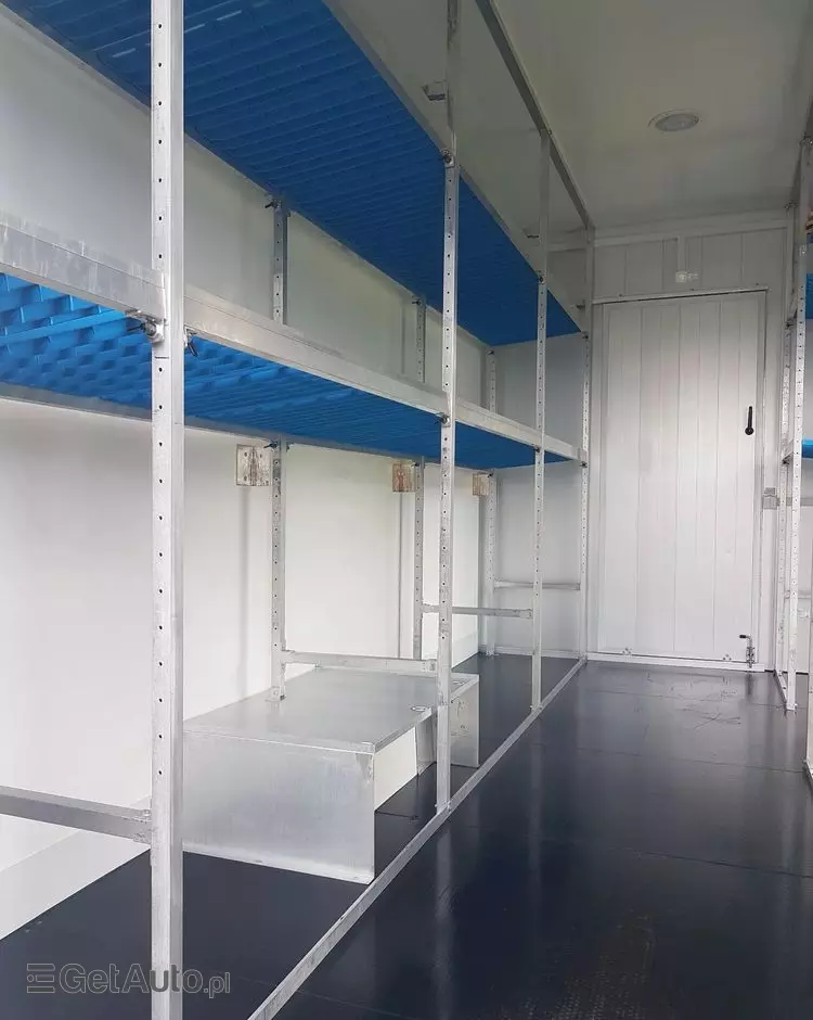 IVECO DAILY KONTENER NISKOPODŁOGOWY 4,43x2,23x2,42 SKLEP FOODTRUCK BAR KLIMA KONIOWÓZ KAMPER 