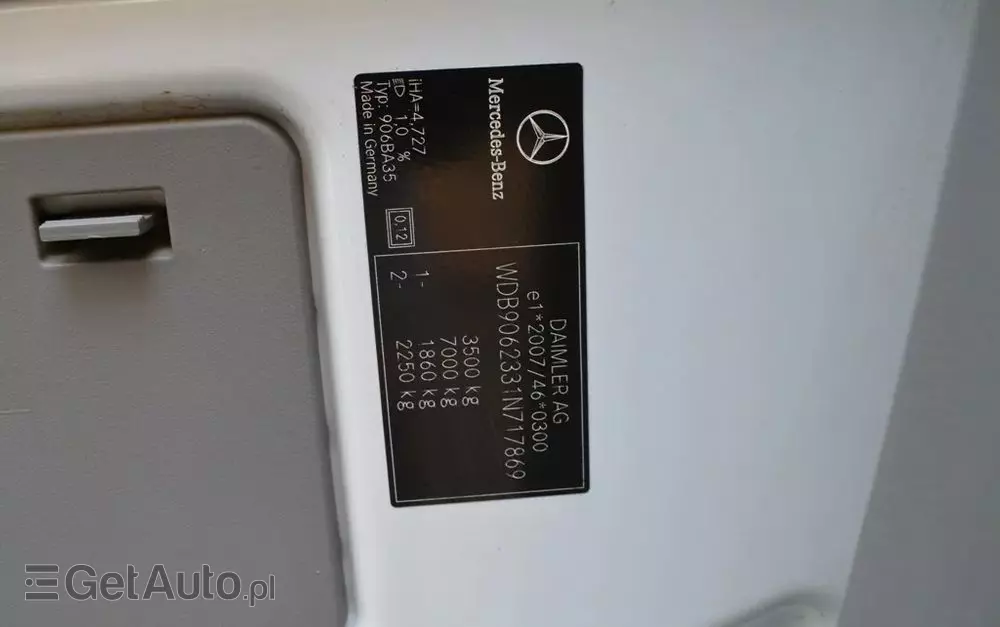 MERCEDES-BENZ Sprinter 316 CDI LIFT DOKA NOWY MODEL 