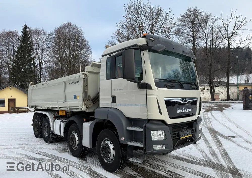 MAN 35.460 TGS wywrotka 8x4, 3-str. MEILLER, BORDMATIC, 302 t.km., TOP! 