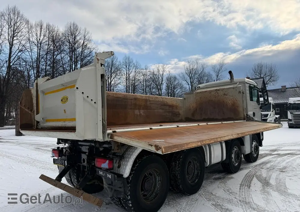 MAN 35.460 TGS wywrotka 8x4, 3-str. MEILLER, BORDMATIC, 302 t.km., TOP! 