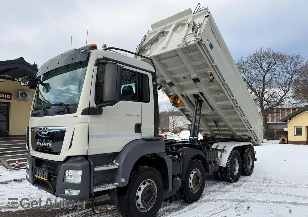 MAN 35.460 TGS wywrotka 8x4, 3-str. MEILLER, BORDMATIC, 302 t.km., TOP! 