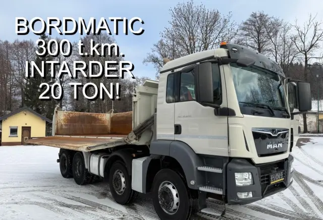 MAN 35.460 TGS wywrotka 8x4, 3-str. MEILLER, BORDMATIC, 302 t.km., TOP! 