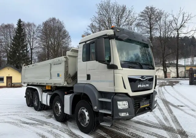 MAN 35.460 TGS wywrotka 8x4, 3-str. MEILLER, BORDMATIC, 302 t.km., TOP! 