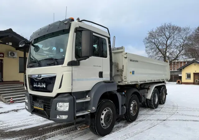 MAN 35.460 TGS wywrotka 8x4, 3-str. MEILLER, BORDMATIC, 302 t.km., TOP! 