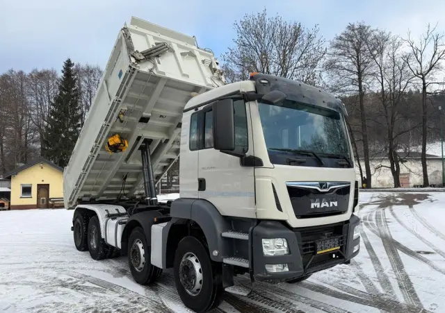 MAN 35.460 TGS wywrotka 8x4, 3-str. MEILLER, BORDMATIC, 302 t.km., TOP! 