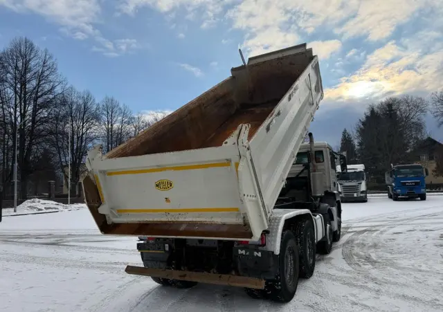 MAN 35.460 TGS wywrotka 8x4, 3-str. MEILLER, BORDMATIC, 302 t.km., TOP! 