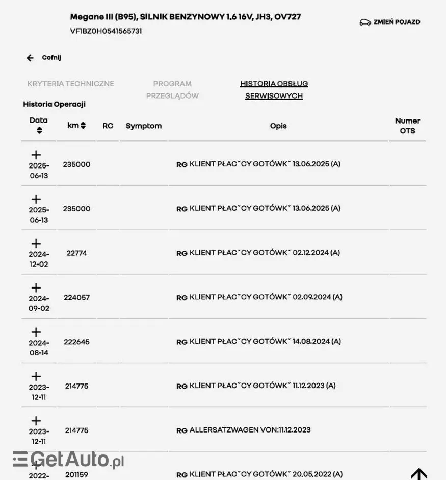RENAULT Megane 1.6 16V 100 Expression