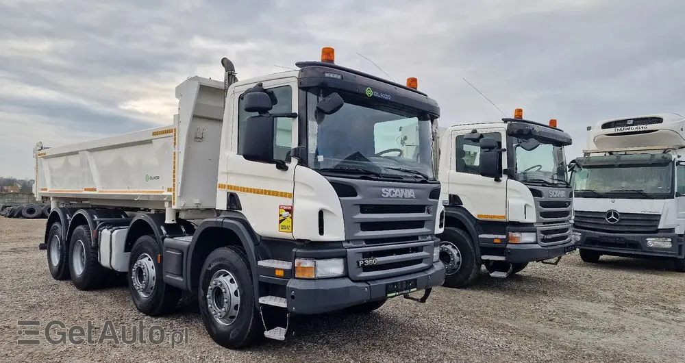 SCANIA P360 Kiper 8x4 Hydroburta Manual Resory 