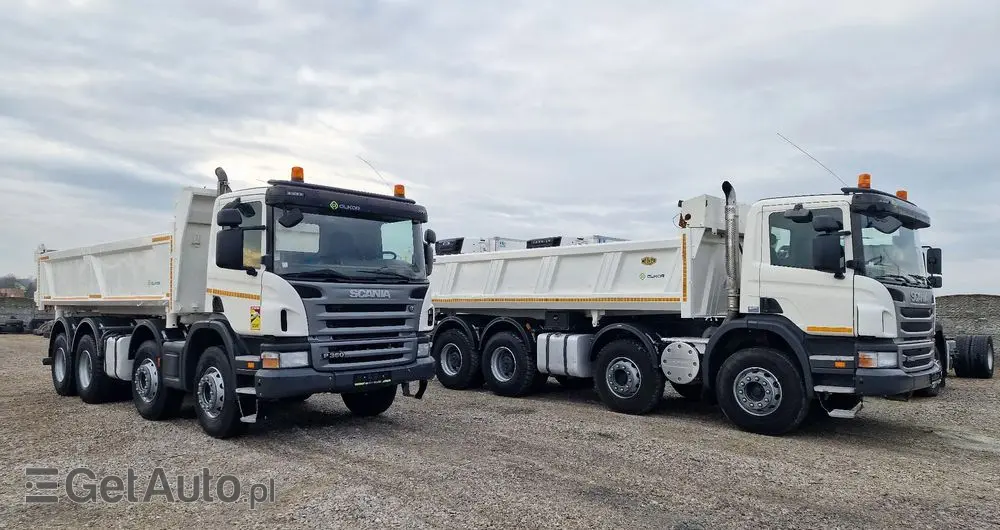 SCANIA P360 Kiper 8x4 Hydroburta Manual Resory 