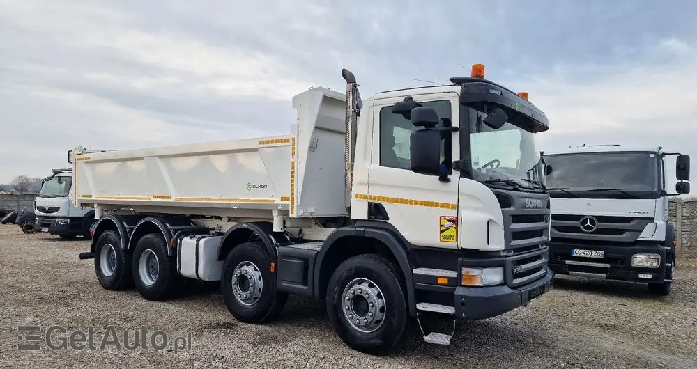 SCANIA P360 Kiper 8x4 Hydroburta Manual Resory 