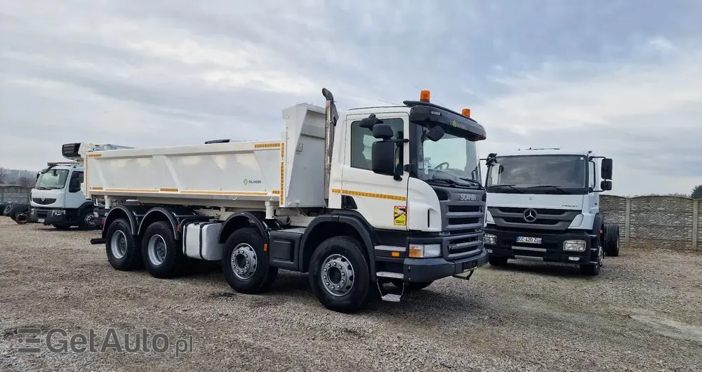 SCANIA P360 Kiper 8x4 Hydroburta Manual Resory 