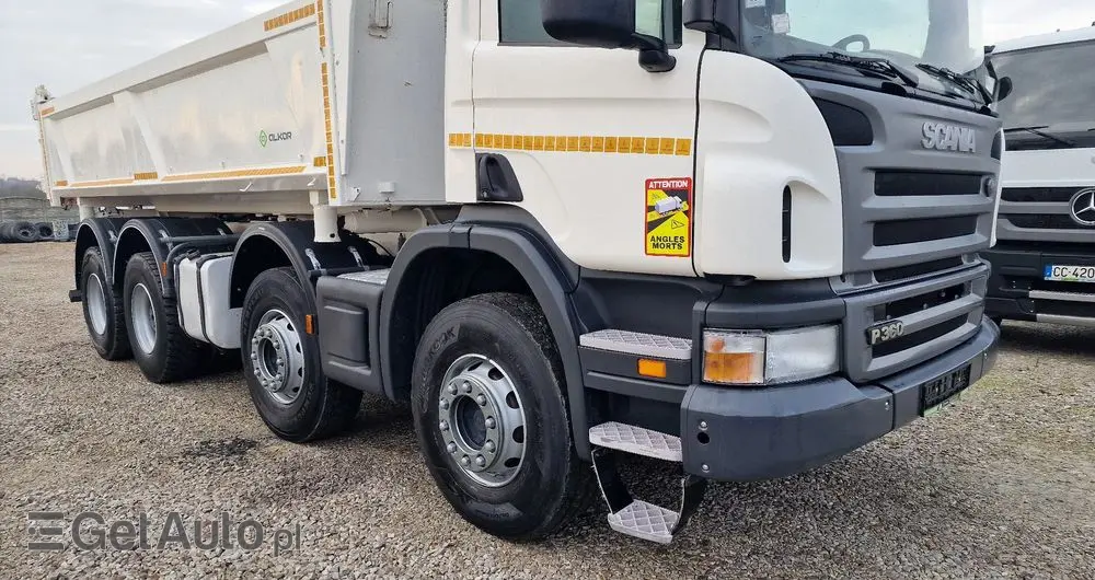 SCANIA P360 Kiper 8x4 Hydroburta Manual Resory 